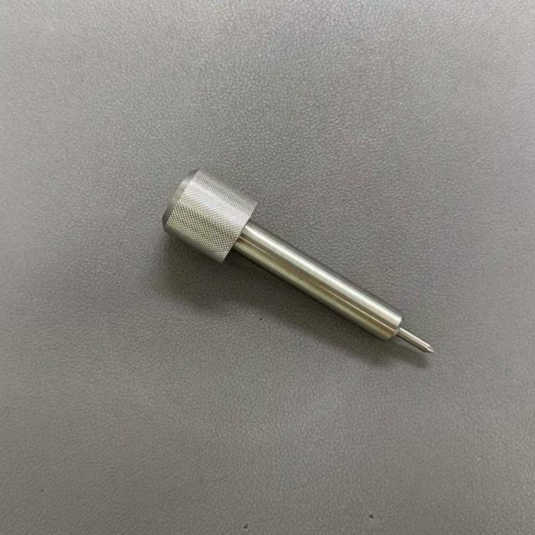 Solid Prototype precision lathe parts with knurling